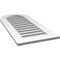 Ekena Millwork Round Top Surface Mount PVC Gable Vent: Functional, w/ 3-1/2"W x 1"P Standard Frame, 18"W x 40"H GVPRT18X4001SF - alternate 2